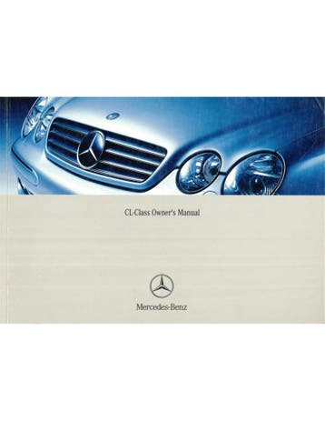 2003 MERCEDES BENZ CL KLASSE INSTRUCTIEBOEKJE ENGELS, Auto diversen