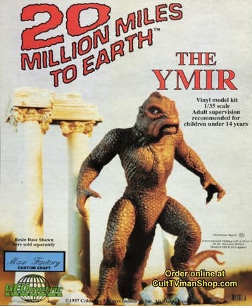MAXF-002 20 MILLIONS MILES TO EARTH THE YMIR 1/35, Hobby en Vrije tijd, Wargaming, Nieuw