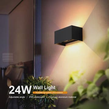 Aluminium LED Wandlamp Buiten IP65 Waterdicht - 12W/24W - Wa, Verzenden, Nieuw