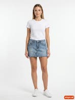 Slim NINE WEST Denim Skirt in Light Blue size W28, Kleding | Dames, Ophalen of Verzenden, Nieuw