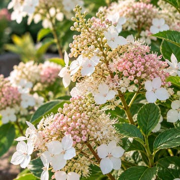 Hortensia ‘Confetti’ (Pluimhortensia) container (P17), Tuin en Terras, Verzenden, Overige soorten, Halfschaduw