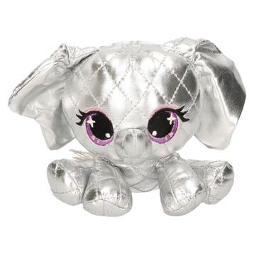 P-Lushes Pets olifant - pluche - zilver - 16 cm, Verzenden, Nieuw