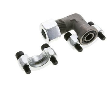 1/2 SAE L-Flens 6000 psi Staal met 16S (M24x1.5) ISO, Verzenden, Nieuw