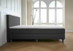 ACTIE! Boxspring Florence 160 200 Antraciet, Verzenden, 200 cm, 160 cm, Nieuw