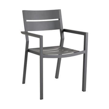 *WOONWINKEL* Tuinstoel Met Arm Grijs, Verzenden, Nieuw
