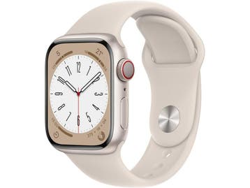 Apple Watch Series 8 - Smartwatch - GPS + Cellular - 41mm -, Verzenden, Zo goed als nieuw, Apple