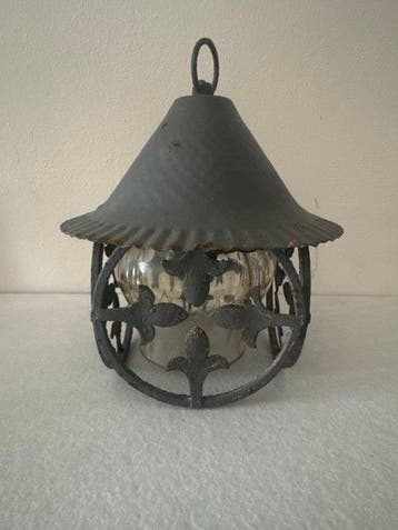 Lantaarn - bewerkt ijzer - Antieke ijzeren lantaarn, Antiek en Kunst