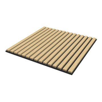 Akoestisch wandpaneel Vang 4 stuks eikenkleurig 60x60 cm 1,4, Verzenden, Nieuw