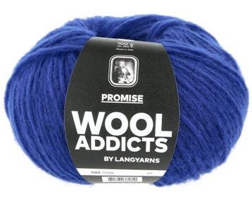 WoolAddicts Promise - 106 Koningsblauw - Chunky / Dik Meri, Ophalen of Verzenden, Nieuw