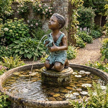 Fontein - 2010-2020 - Jongen met kikker