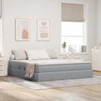 vidaXL Opslag bed met matras Lichtgrijs 160 x 200 cm, Huis en Inrichting, Slaapkamer | Bedden, Verzenden, Nieuw