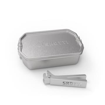 Skotti RVS Boks 1L – Compacte & Veelzijdige Outdoor Pan &, Ophalen of Verzenden, Nieuw