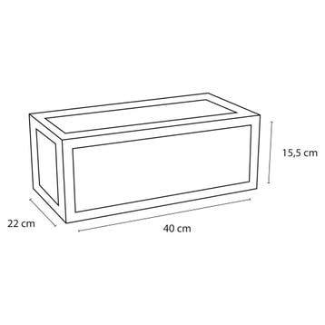 Differnz Lura L handdoekhouder voor fontein 40x22x15,5 cm -, Verzenden, Nieuw