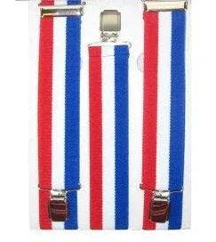 Bretels rood-wit-blauw, Verzenden, Nieuw