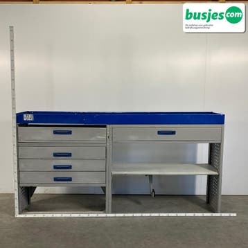 Sortimo alu bedrijfswagen inrichting 2290x360x1165mm (3140), Ophalen of Verzenden
