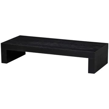 WOOOD Marte Salontafel Hout Zwart 25x120x50 — Zeer goed, Nieuw