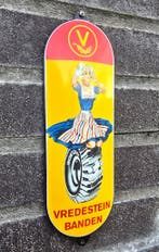 Emaille deurpostje Vredestein Banden, Verzamelen, Merken en Reclamevoorwerpen, Verzenden, Nieuw