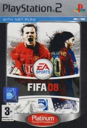 Fifa 2008 (platinum) (PlayStation 2), Verzenden, Gebruikt