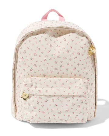 HEMA Schooltas 40x30x10cm bloemen, Verzenden, Nieuw