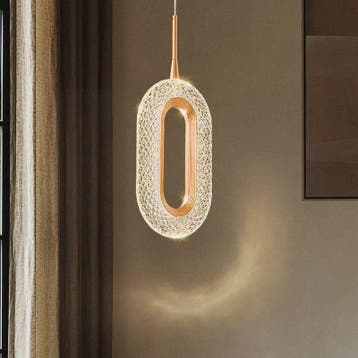 Moderne Kristallen LED Hanglamp - Stijlvolle Verlichting voo, Huis en Inrichting, Lampen | Hanglampen, Verzenden, Nieuw