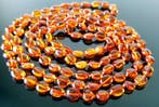Amber Natuurlijke Baltische barnsteenketting - lengte 120