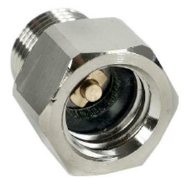 Messing adapter CO2 fles 430g naar DIN aansluiting voor redu, Ophalen of Verzenden, Nieuw