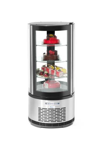 Arktic Gebaksvitrine | 100L | RVS/Zwart | 0°C/+6°C | Geforce, Ophalen of Verzenden, Nieuw