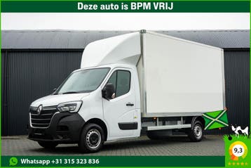 Renault Master 2.3dCi 146PK | Bakwagen met Laadklep | LED |, Stof, Gebruikt, Renault, Wit