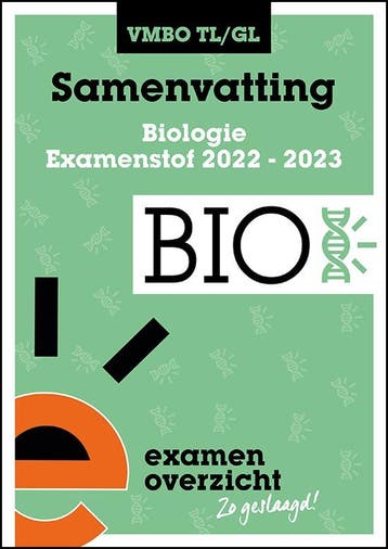 ExamenOverzicht   Samenvatting Biologie VMBO T 9789464380552, Zo goed als nieuw