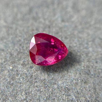 1 pcs Roze Saffier - 1.01 ct - Guild Gem Laboratory - Hot, Nieuw