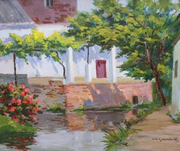 Miguel Martínez Verchili (1898-1989) - Reflejos de primavera