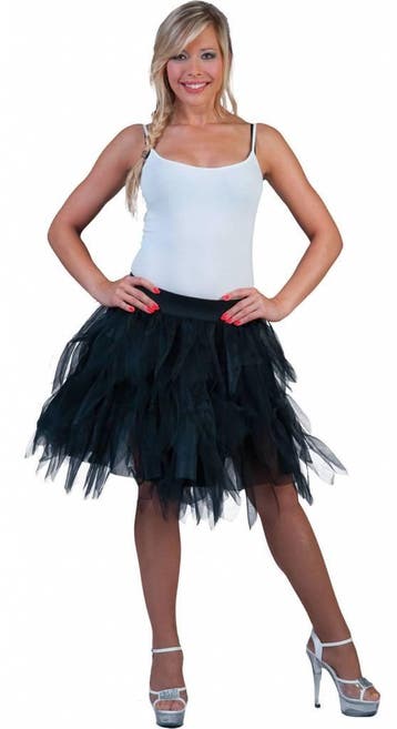 Petticoat zwart, Kleding | Dames, Carnavalskleding en Feestkleding, Ophalen of Verzenden, Nieuw