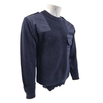 Duitse Bundeswehr commando trui Wol met ronde hals, blau..., Ophalen of Verzenden, Gebruikt, Kleding