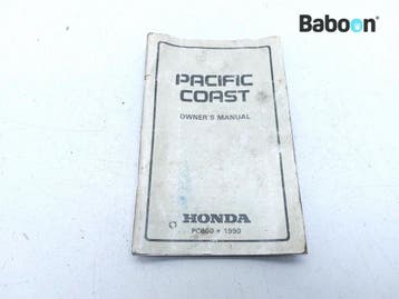 Instructie Boek Honda PC 800 Pacific Coast 1989-1990 (PC800, Verzenden, Gebruikt