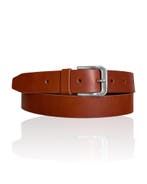 Mooie Cognac Bruine Italiaanse Riccamente leren riem SALE, Bruin, Echt leder, Riccamente, Nieuw