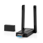 WiFi dongle met antenne - Nedis, Computers en Software, Verzenden, Nieuw