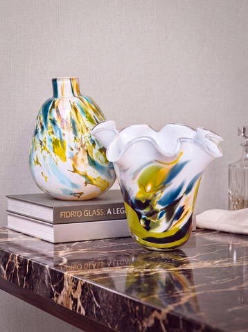 Fidrio - Vaas (2) - Colori - Glas - ambachtelijk design