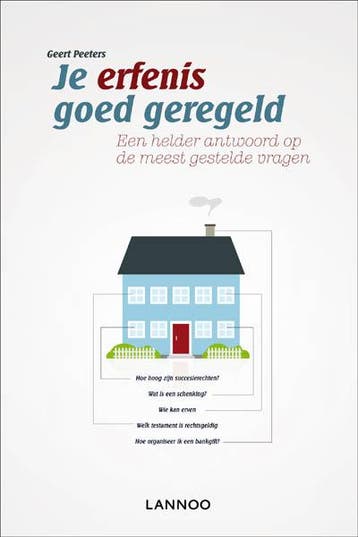 Je erfenis goed geregeld - Geert Peeters 9789020997286, Verzenden, Gelezen, Geert Peeters