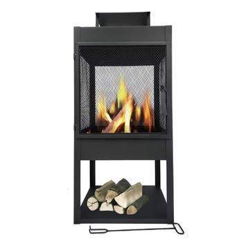 MaxxGarden Tuinhaard Artemis - 45 x 100 cm - Zwart, Verzenden, Nieuw