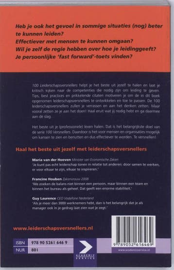 100 leiderschapsversnellers 9789052616469 J. Foppen, Verzenden, Zo goed als nieuw, J. Foppen