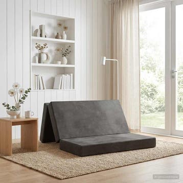 vidaXL Vouwbare Bankbed 180 x 67 x 45 cm Lichtgrijs, Verzenden, Nieuw