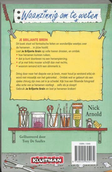 Je briljante brein / Waanzinnig om te weten 9789020605174, Verzenden, Zo goed als nieuw, Nick Arnold