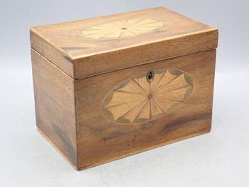 Theekistje / doosje - Omstreeks 1790 - Hout