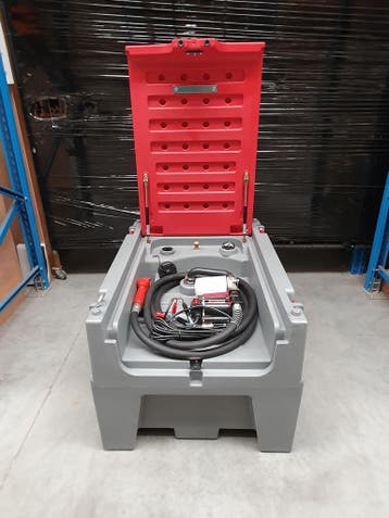 Dieseltank 230L met 12V dieselpomp 5 meter slang, Ophalen of Verzenden, Nieuw