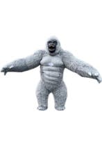 Mega Opblaasbare Mascotte Gorilla Grijs 2 Meter King Kong Ko, Ophalen of Verzenden, Nieuw, Carnaval, Kleding