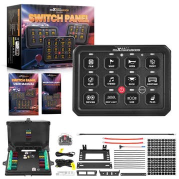 RGB 12-Switch Touch Control Panel voor Car 4x4 offroad Bo..., Verzenden, Nieuw, Universele onderdelen