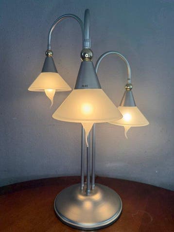 wofi leuchten combi - Tafellamp - Metaal, Glas - lamp met