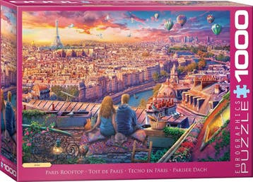 Paris Rooftop Puzzel (1000 stukjes) | Eurographics - Puzzels, Verzenden, Nieuw