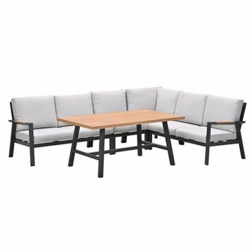 Garden Impressions Lissabon lounge dining set 5-delig L of R, Verzenden, Nieuw