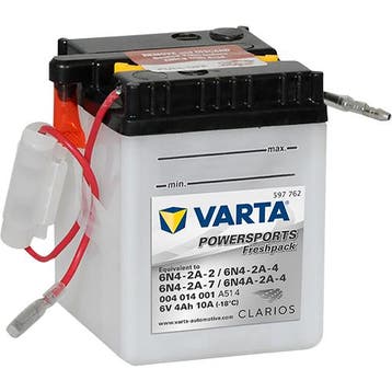 Varta Powersports Freshpack 6N4-2A-7 accu | 004 014 001 | 6, Ophalen of Verzenden, Nieuw